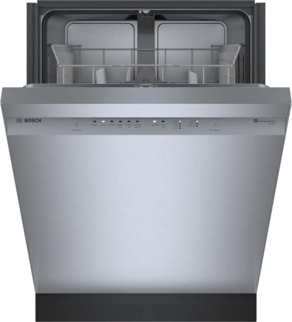 Bosch SHE41CM5N 300 Series 24″ Dishwasher 48 db – Recessed Handle, Stainless Steel
