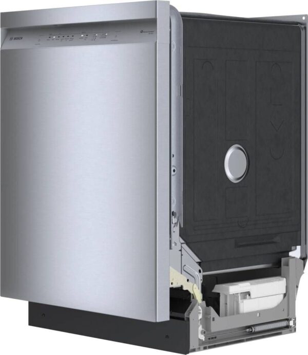 Bosch SHE41CM5N 300 Series 24″ Dishwasher 48 db – Recessed Handle, Stainless Steel