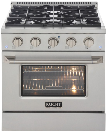 Kucht 30 Gas Range in Titanium