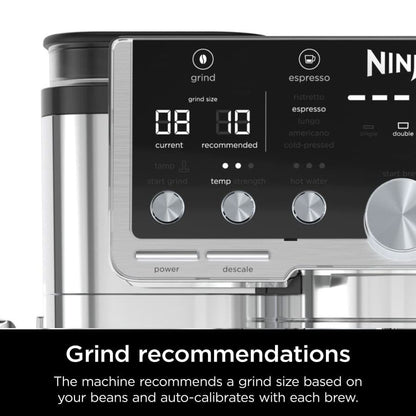 Ninja Luxe™ Café Pro 4 in 1 Espresso Drip Coffee & Cold Brew Maker With Hot Water Dispenser
