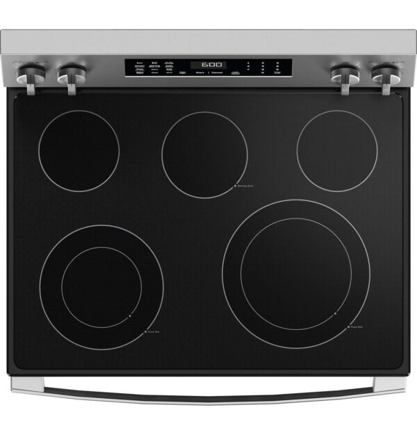 GE 30″ Freestanding Electric Convection Range GRF600AVSS