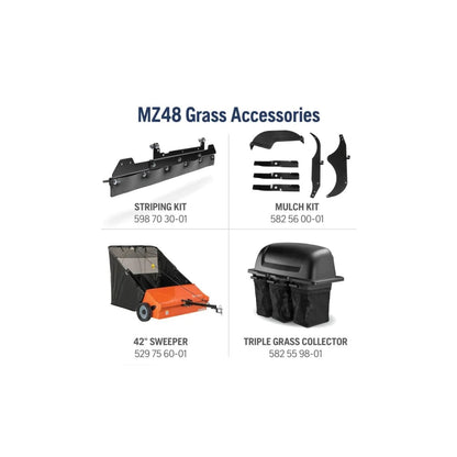 Husqvarna MZ48 Zero-Turn Mower 23 HP Kawasaki 48” Clear Cut ZT3100 (M-ZT Seat)