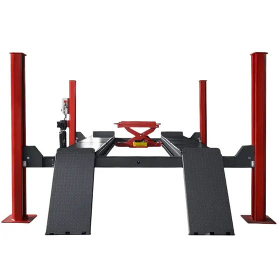 Katool KT-4H150, 4 Post Alignment Lift 15,000 lb – Rolling Jack Included
