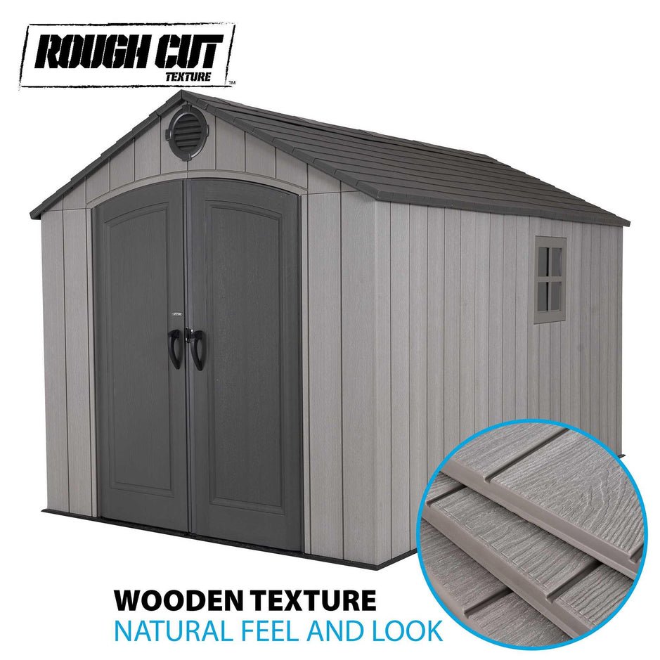 Lifetime 8 Ft. X 12.5 Ft. Outdoor Storage Shed – 60305