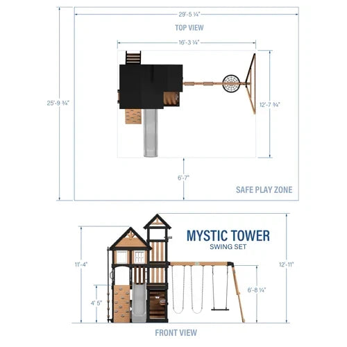 Backyard Discovery Mystic Tower Swing Set