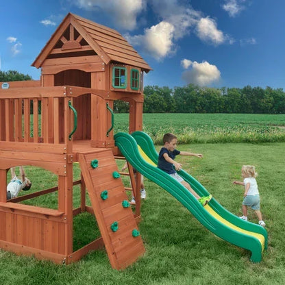 Backyard Discovery Atlantis Wooden Swing Set