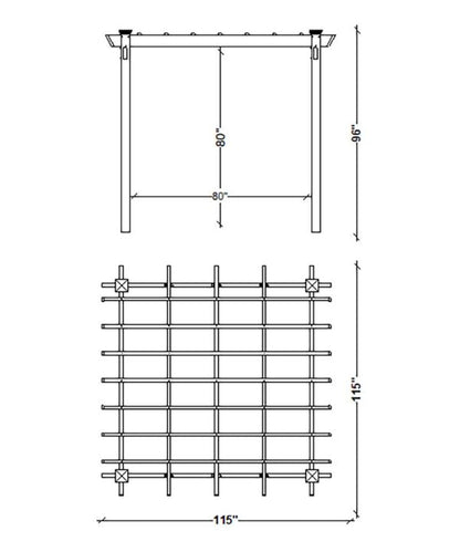 Red Barrel Studio Queensbrook Taquarius Pergola