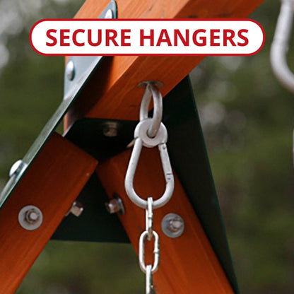 Swing-N-Slide Knightsbridge Deluxe Wooden Outdoor Swing Set