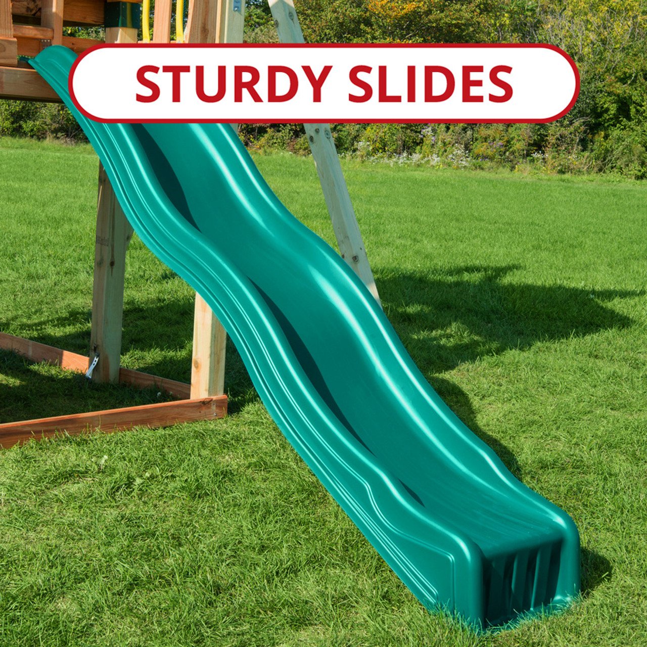 Swing-N-Slide Knightsbridge Deluxe Wooden Outdoor Swing Set
