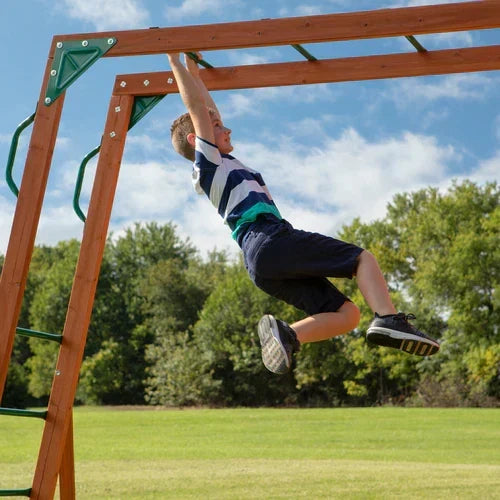 Backyard Discovery Skyfort II Cedar Wood Swing Set