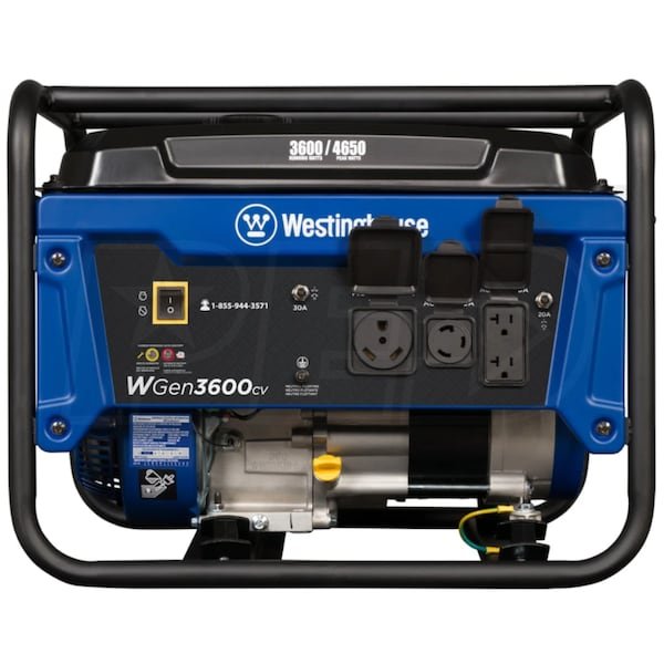Westinghouse WGen3600cv – 3600 Watt Portable Generator w/ RV Outlet & CO Sensor (49-State)