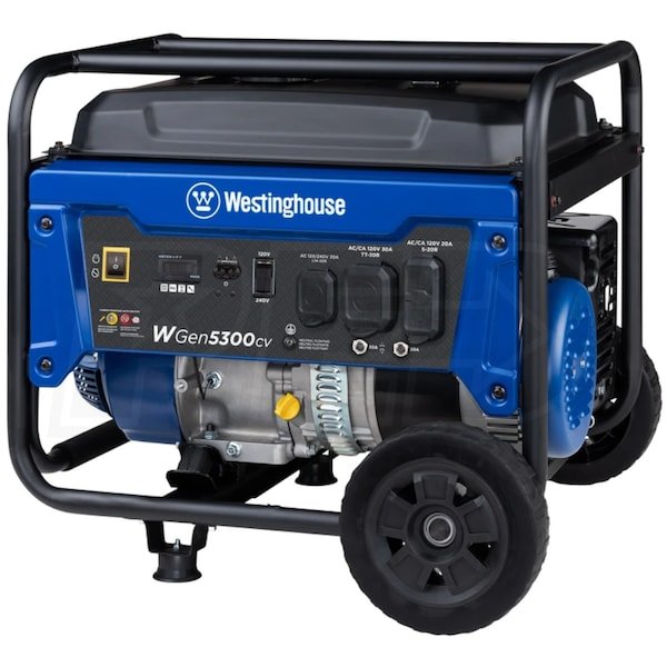 Westinghouse WGen5300cv – 5300 Watt Portable Generator w/ CO Sensor (49-State)
