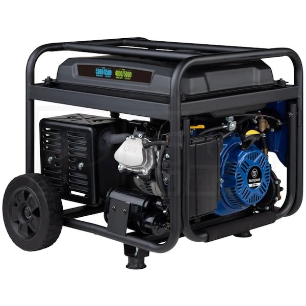 Westinghouse WGen5300DFcv – 5300 Watt Dual-Fuel Portable Generator w/ RV Outlet & CO Sensor (49-State)