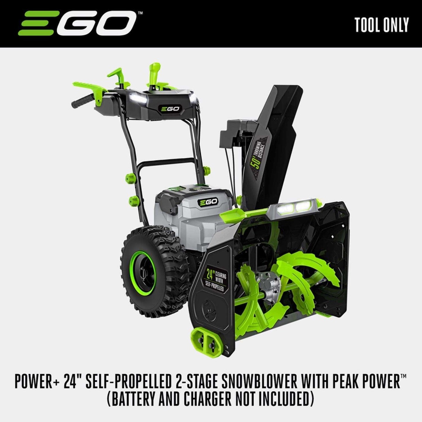 EGO Power+ 24″ Self Propelled 2-Stage Snow Blower SNT2400