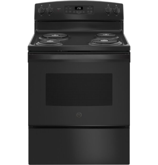 GE 30″ Freestanding Electric Range JB256DMBB