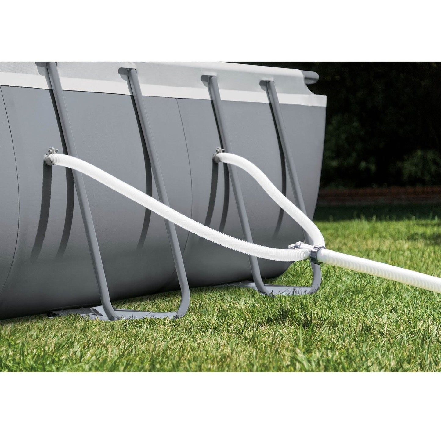 Intex 24′ x 12′ x 52″ Ultra XTR Rectangular Frame Swimming Pool Set + Pump