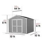 Do-It Yourself Princeton Premier 10 ft. W x 10 ft. D Outdoor Wood Storage Shed (100 sq. ft.)