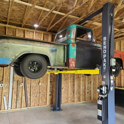 BendPak 10AP-168 Two Post Car Lift – 10,000-Lb Capacity – 168″ Extended Height