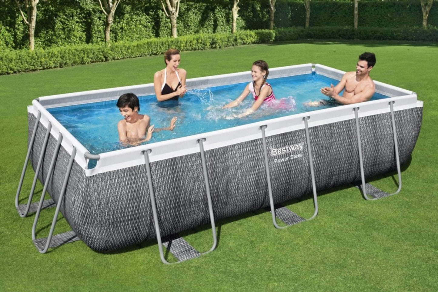 Bestway Power Steel Above Ground Framed Pool 56721-3