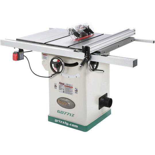 Grizzly G0771Z 10″ 2 HP 120V Hybrid Table Saw with T-Shaped Fence