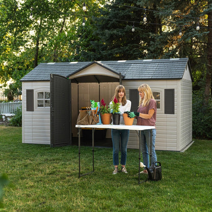 Lifetime Legacy 15 ft x 8 ft Outdoor Storage Shed – 60465