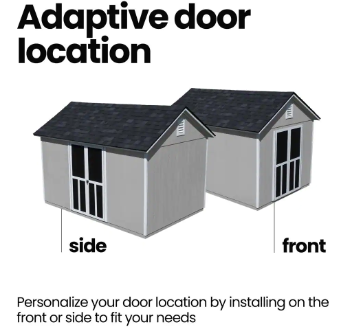 Handy Home Meridian Wooden Storage Shed – Multiple Sizes