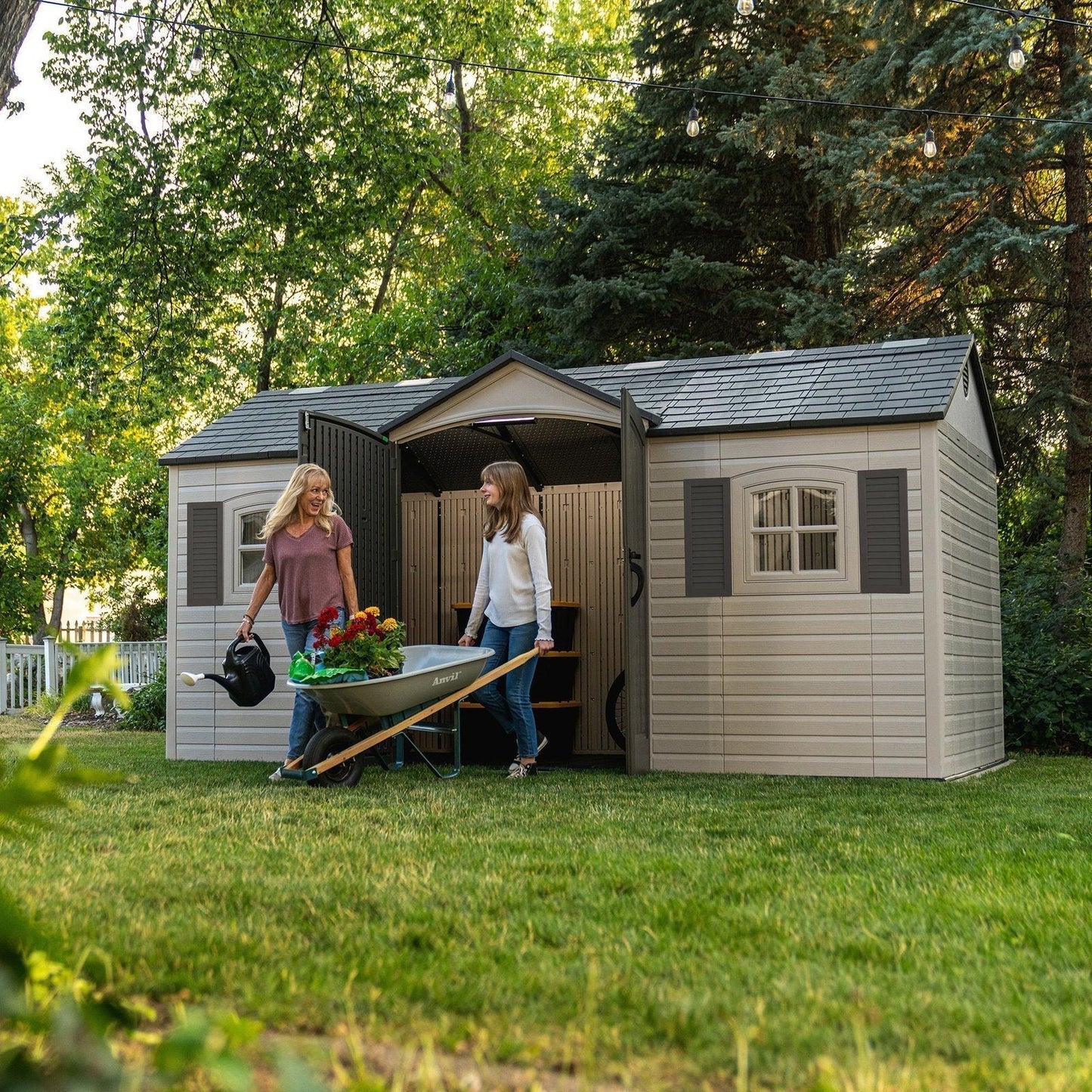 Lifetime Legacy 15 ft x 8 ft Outdoor Storage Shed – 60465