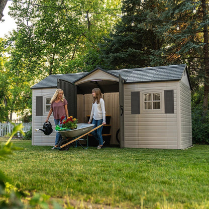 Lifetime Legacy 15 ft x 8 ft Outdoor Storage Shed – 60465
