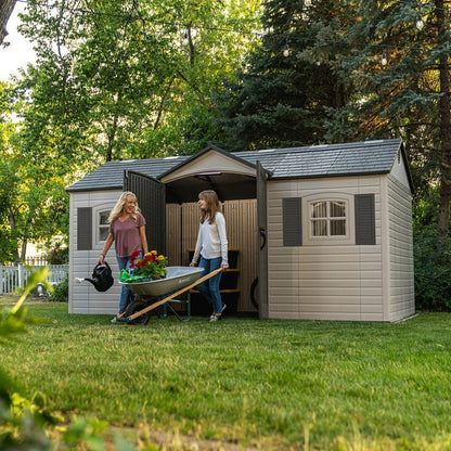 Lifetime Legacy 15 ft x 8 ft Outdoor Storage Shed – 60465