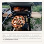 Dome Propane Outdoor Pizza Oven in Off-Black