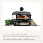 Dome Propane Outdoor Pizza Oven in Off-Black