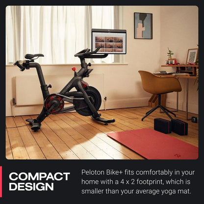 Peloton Bike+ Indoor Stationary Exercise Bike with 24鈥?HD