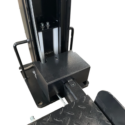 APlusLift HW-8S 8000LB 4-Post Portable Storage Service Car Lift / 3 Year Warranty