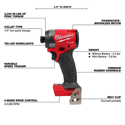 Milwaukee M18 FUEL 5 Tool Combo Kit