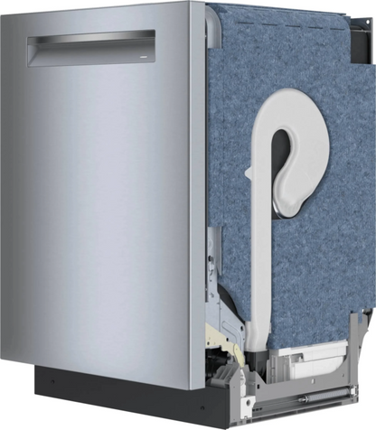 Bosch 800 Series 24 in. Top Control Smart Dishwasher with 42 dBa Sound Level, 3rd-Rack, CrystalDry & Pocket – Stainless Steel