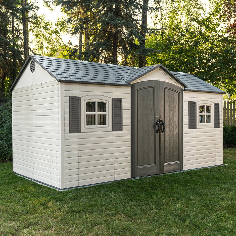 Lifetime Legacy 15 ft x 8 ft Outdoor Storage Shed – 60465